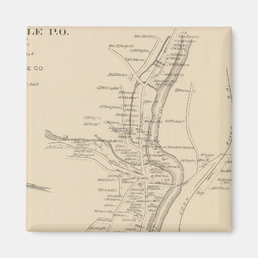 Hinsdale PO Magneet (Voorkant)