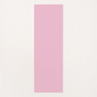 Hint van roze roodachtige effen kleur pastel tint yogamat