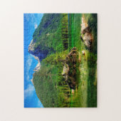 Hintersee Ramsau Beieren. Legpuzzel (Verticaal)