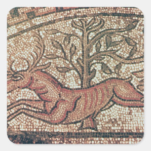 Hinton St. Mary Pavement c.350 AD Vierkante Sticker