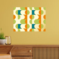 Hip Abstracte halve cirkels avy Mosaic Art Patroon