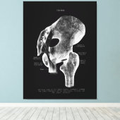 Hip Anatomie conjointe Médicale Grande toile Art (Insitu (Plancher de Bois))