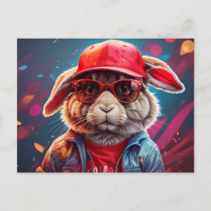Hip Bunny Briefkaart