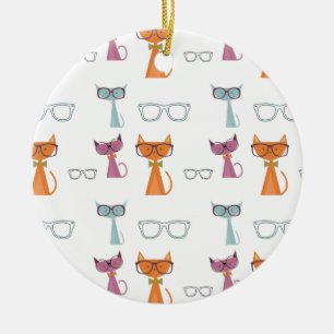 Hip Cats Keramisch Ornament