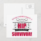Hip Chirurgische Overleving Briefkaart (Voorkant / Achterkant)