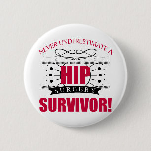 Hip Chirurgische Overleving Ronde Button 5,7 Cm