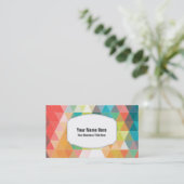 Hip Cool Patronen Visitekaartje (Staand voorkant)