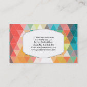 Hip Cool Patronen Visitekaartje (Achterkant)