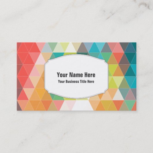 Hip Cool Patronen Visitekaartje (Voorkant)