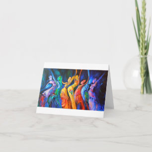 Hip-Dance-Wenskaart Kaart