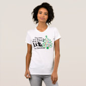 Hip Funny kerstboom LIT Funny Kerstmis Shirt (Voorkant volledig)