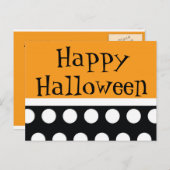 Hip Halloween Briefkaart Uitnodiging (Voorkant / Achterkant)