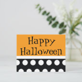 Hip Halloween Carte postale Invitation (Debout devant)