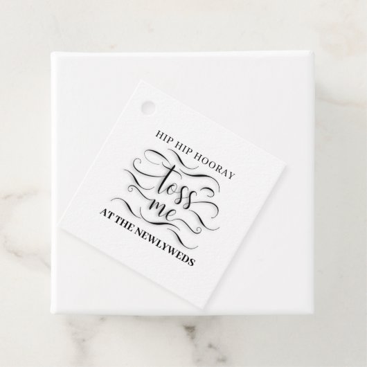 Hip Heup Hoera Gooi Mij Petals Bruiloft Bedankjes Labels (In situ)