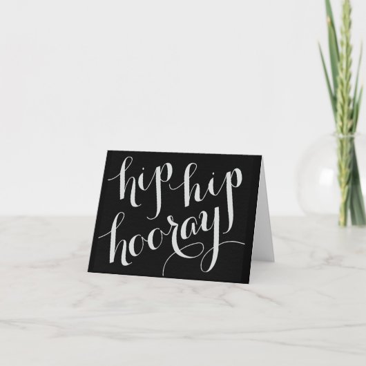 HIP HIP HOORAY BLIJ VOOR JOU KAART (Voorkant)