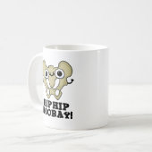 Hip Hip Hooray Funny Anatomy Pun Koffiemok (Voorkant links)