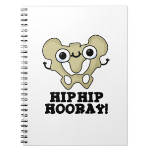 Hip Hip Hooray Funny Anatomy Pun Notitieboek