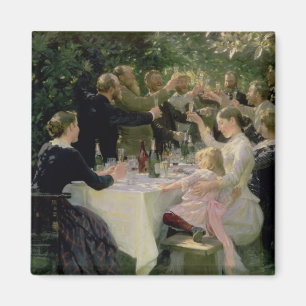 Hip Hip Hurrah. Kunstpartij te Skagen, 1888 Magneet