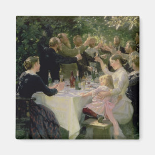 Hip Hip Hurrah. Kunstpartij te Skagen, 1888 Magneet