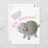 Hip Hooray Briefkaart (Voorkant / Achterkant)