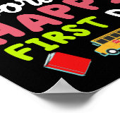 Hip Hooray Happy First Day Poster (Hoek)