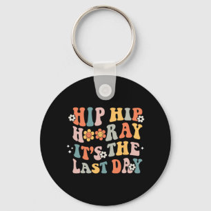 Hip Hooray Het Is De Laatste Dag Van School Groovy Sleutelhanger