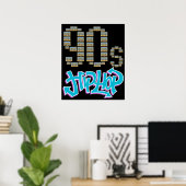 Hip Hop 90s Classic Hip Hop Poster (Thuiskantoor)