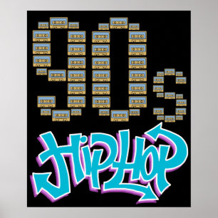 Hip Hop 90s Classic Hip Hop Poster