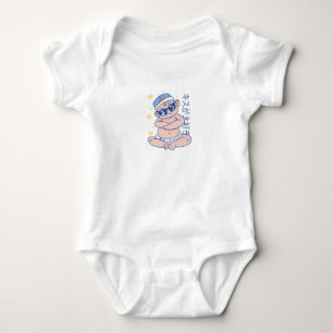 Hip Hop Baby Cartoon Romper