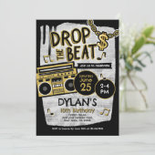 Hip Hop Birthday Kaart (Staand voorkant)