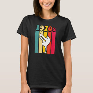 Hip Hop Break Dansend Retro van 1970 terug naar T-shirt