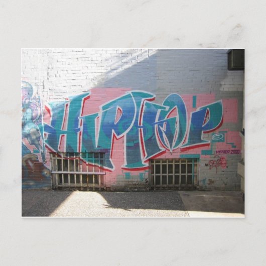 Hip Hop Briefkaart (Voorkant)