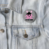 Hip Hop Bunny Button (In situ)