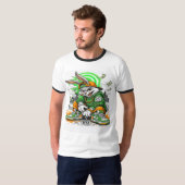 Hip Hop Bunny Men's Ringer T-Shirt  (Devant entier)