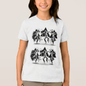 Hip-hop BW Tri-Blend Shirt (Voorkant)