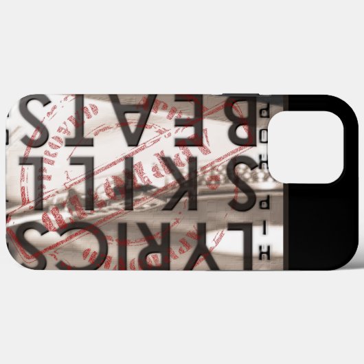 HIP HOP Case-Mate iPhone CASE (Achterkant (horizontaal))