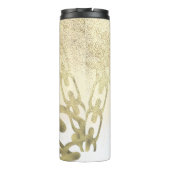 Hip Hop Chain Faux Sparkles Monogramme Name Thermosbeker (Achterkant)