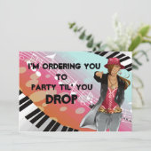 Hip Hop Chick set Kaart (Staand voorkant)