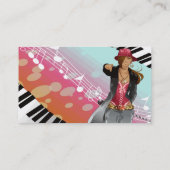 Hip Hop Chick set Visitekaartje (Achterkant)