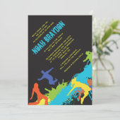 HIP HOP DANCE Bat Bar Mitzvah Invitation (Debout devant)