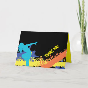 HIP HOP DANCE Bat Bar Mitzvah Merci Card