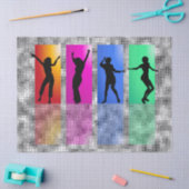 Hip Hop Dance Disco Ball Tissuepapier (Craft)