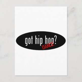 Hip Hop Dance Items - met hiphop Briefkaart