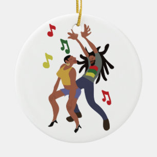Hip Hop Dance Keramisch Ornament