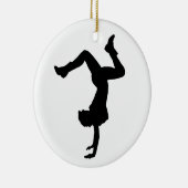 Hip Hop Dancer Personalized Ornament (Rechts)