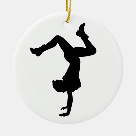 Hip Hop Dancer Personalized Ornament (Voorkant)