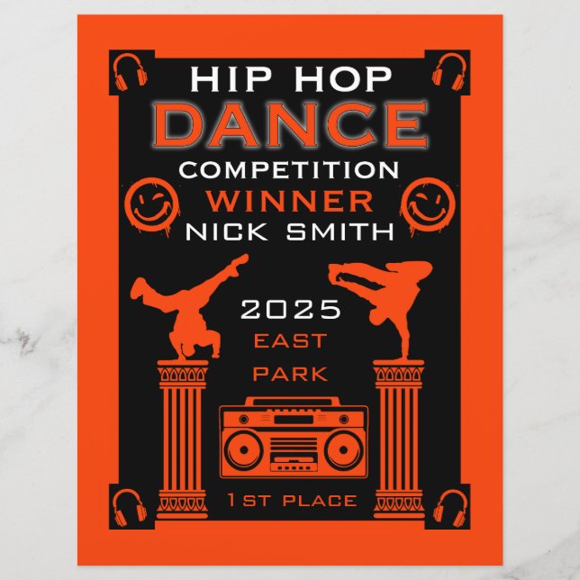 Hip Hop Danscompetitie (Voorkant)