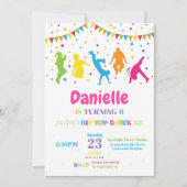 Hip hop Danse Invitation Fête d'anniversaire (Devant)