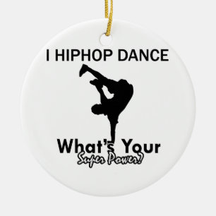 Hip Hop dansende design Keramisch Ornament