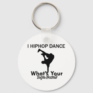 Hip Hop dansende design Sleutelhanger
